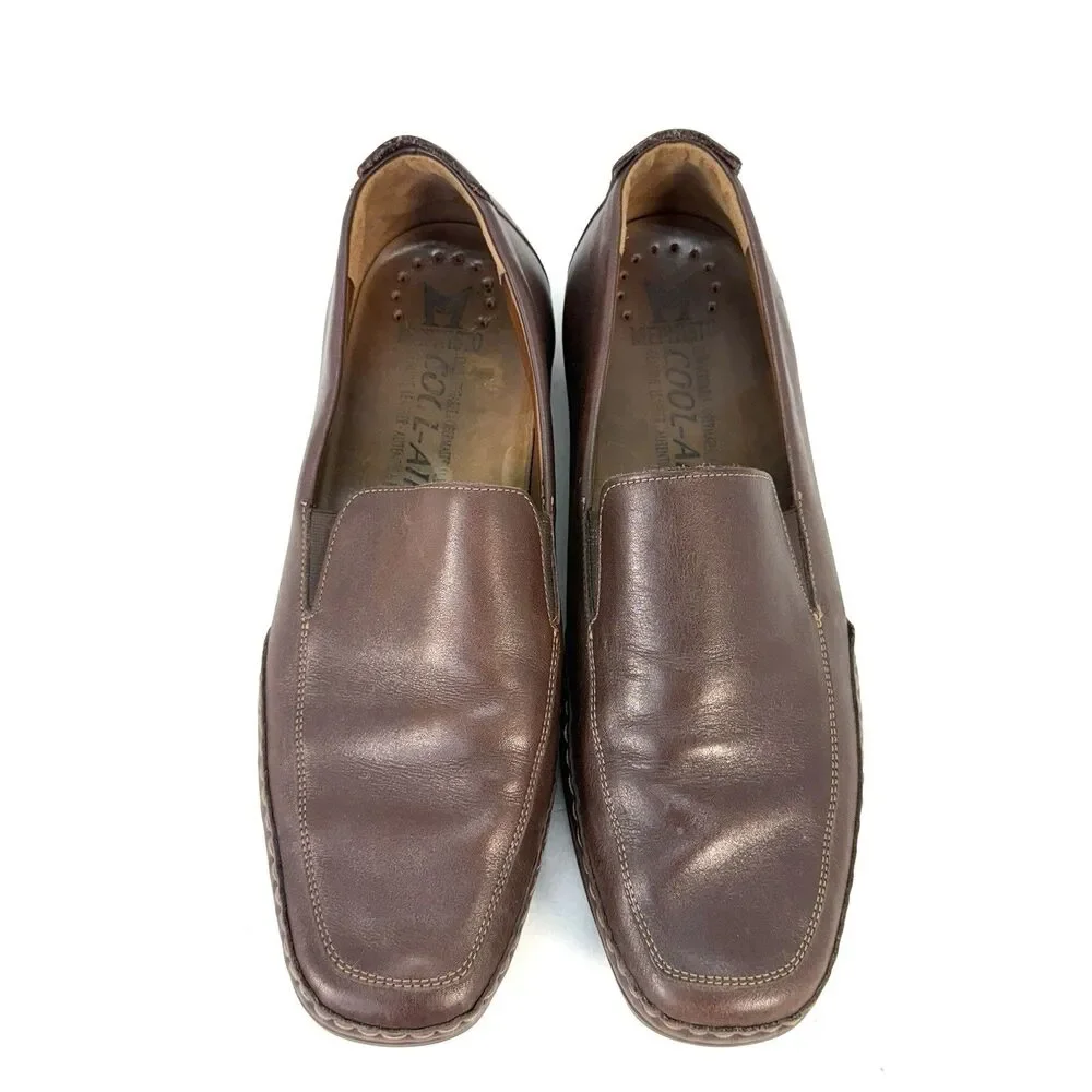 Mephisto Shoes Mens Size 13 Leather Loafers Comfort Slip On Made In Portugal